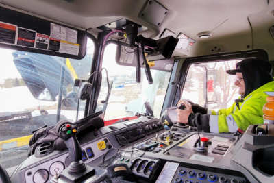 inside of truck